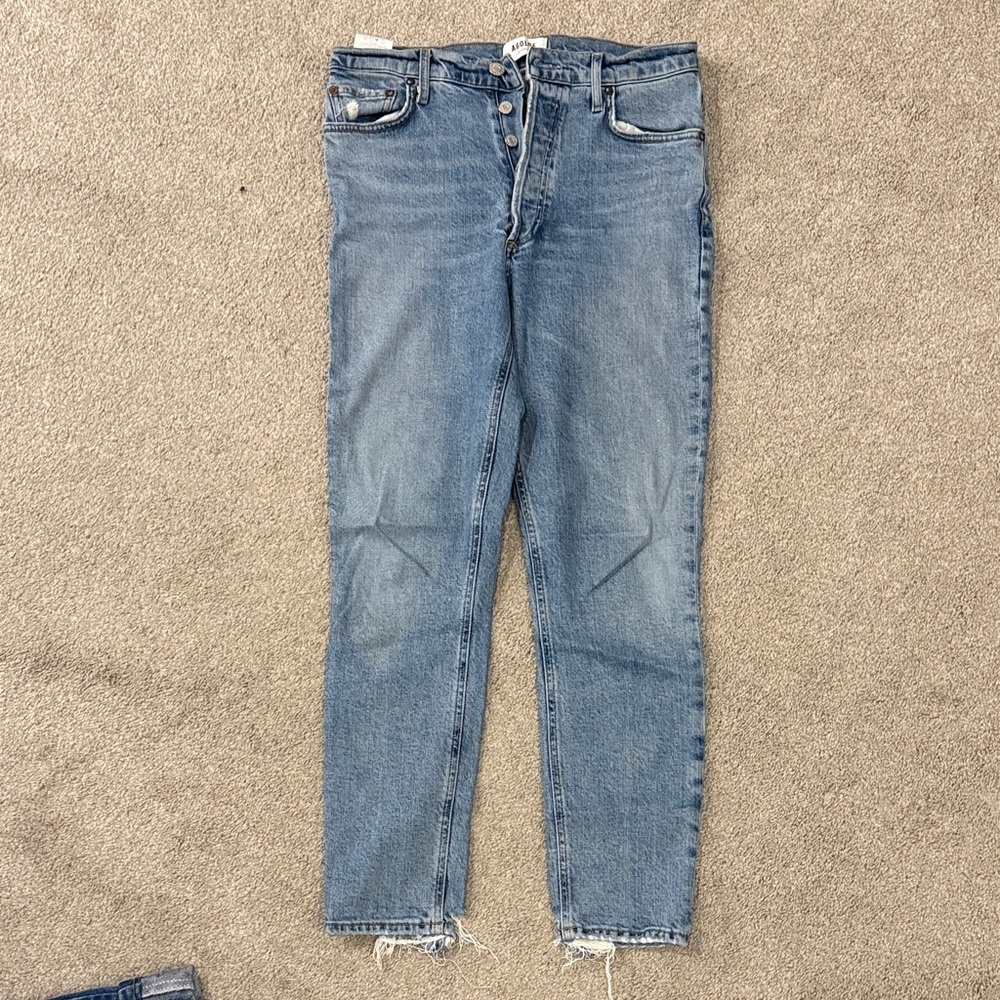 AGOLDE 90'S PINCH WAIST HIGH RISE STRAIGHT